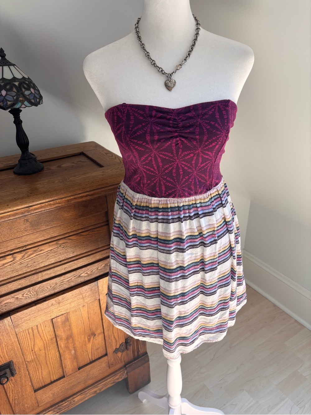 Roxy Strapless Printed Dress 🌺